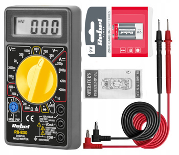 MIERNIK PRĄDU MULTIMETR ELEKTRYCZNY UNIWERSALNY