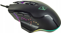 MYSZ DLA GRACZY GAMINGOWA PODŚWIETLANA RGB LED
