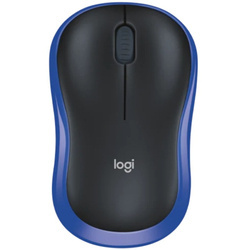 Logitech Mysz M185 bezprzewodowa niebieska