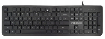 REBELTEC Klawiatura USB Full size Solidero Funkcje