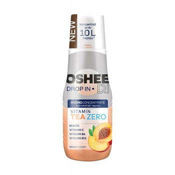 OSHEE DROP IN ZERO Hydrokoncentrat brzoskwiniowy z dodatkiem witamin 500ml