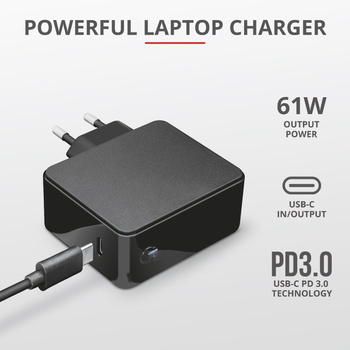 TRUST Ładowarka MacBook MAXO 61W USB-C