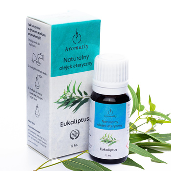 NATURALNY OLEJEK ETERYCZNY EUKALIPTUSOWY Aromatly 12ml HIT