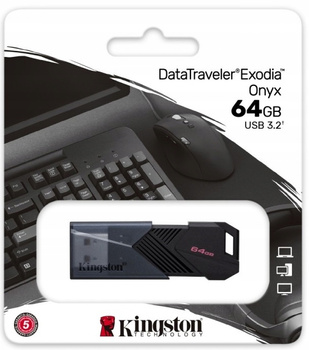 Kingston Pendrive Data Traveler Onyx 64 GB USB 3.2