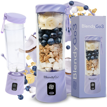 Oryginalny Blender BlendyGo 3 - Bezprzewodowy Blender Kielichowy USB | lawendowy