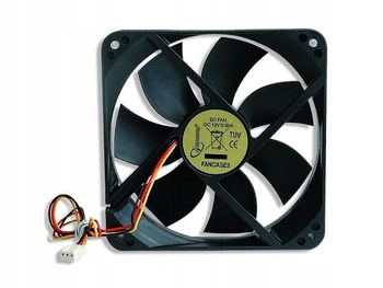 Wentylator 120x120x25 mm 3-pin obudowa/zasilacz