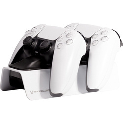 SteelDigi AZURE TOBOGGAN Podwójna stacja ładująca do padów DualSense PS5 - szybkie ładowanie