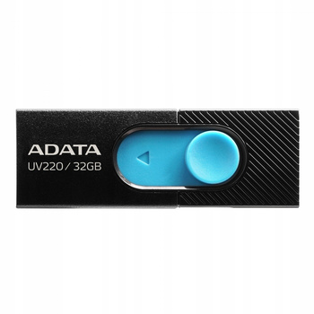 ADATA Pendrive UV220 32GB USB2.0 Czarno-niebieski