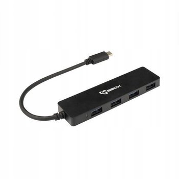 Hub ROZDZIELACZ H-404C USB-C->USB-3.0 4 porty