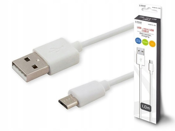 SAVIO Kabel USB - micro USB, 2.1A, 1m, CL-123