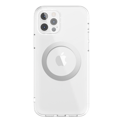 SwitchEasy Etui MagClear iPhone 12 Pro Max srebrne