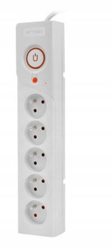 Listwa zasilająca Z5 5m 5x230V 10A Z5/50/SZ szara