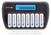 EVERACTIVE Ładowarka akumulatorowa NC-800 do 8
