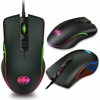 MYSZKA PRZEWODOWA MYSZ OPTYCZNA DLA GRACZY RGB LED