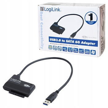 Adapter USB 3.0 SATA3 do HDD/SDD 2,5/3,5''