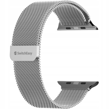 Pasek Mesh do Apple Watch 38/40/41mm srebrny