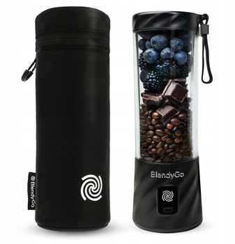 Zestaw Blender BlendyGo 3 Czarny + Etui na blender BlendyGo