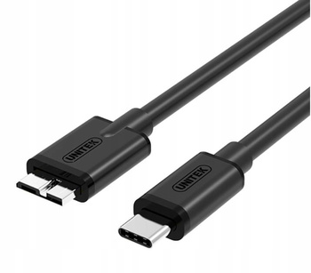 UNITEK Kabel USB TYP-C do microUSB 3.0 1m Y-C475BK