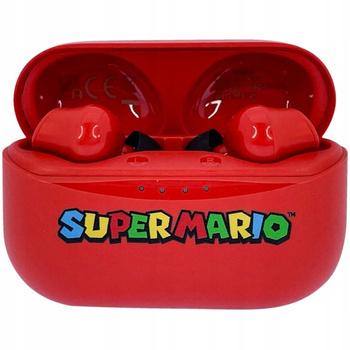 Słuchawki douszne Super Mario TWS czerwone