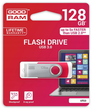GOODRAM TWISTER 128GB RED USB3.0