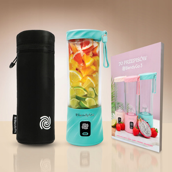 Zestaw Blender BlendyGo 3 + Etui termiczne BlendyGo + Książka z 70 przepisami