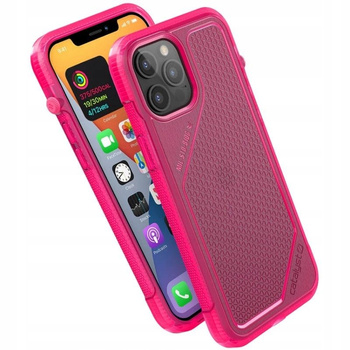 Etui Vibe do iPhone 12 Pro Max różowe przeźroczyst