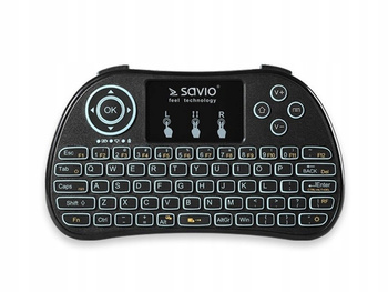 SAVIO Klawiatura bezprzewodowa TV Box, Smart TV,,,