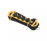 Przedłużacz warsztatowy 4 gniazda AC, 5m, 3680W