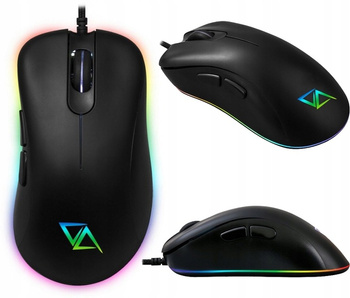 MYSZKA GAMINGOWA LED RGB BEZPRZEWODOWA 6400 DPI