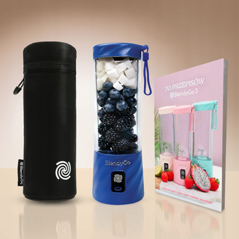Zestaw Blender BlendyGo 3 + Etui termiczne BlendyGo + Książka z 70 przepisami