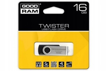 GOODRAM TWISTER 16GB Black USB2.0