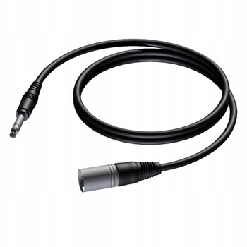 Kabel XLR męski - złącze męskie stereo 6.3 mm