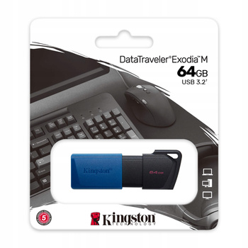 PENDRIVE KINGSTON PAMIĘĆ DTXM Exodia USB 3.0 64GB