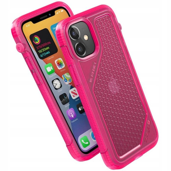 Etui Vibe do iPhone 12 Mini różowe przeźroczyste