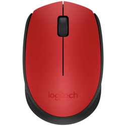Logitech Mysz M171 bezprzewodowa czerwona
