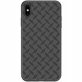 Etui Synthetic Fiber Apple iPhone XS Max Czarne