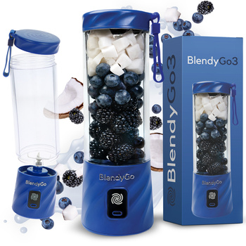 Oryginalny Blender BlendyGo 3 - Bezprzewodowy Blender Kielichowy USB | granatowy
