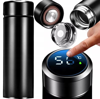 DUŻY KUBEK TERMICZNY LED INTELIGENTNY SMART BIDON