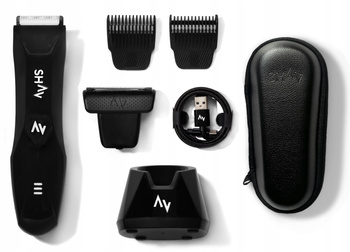 ZESTAW Etui + Maszynka Shav 2 do GOLENIA WŁOSÓW ZAROSTU MIEJSC INTYMNYCH