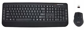 KLAWIATURA + MYSZ EK120 BEZPRZEWODOWA 2,4GHz USB