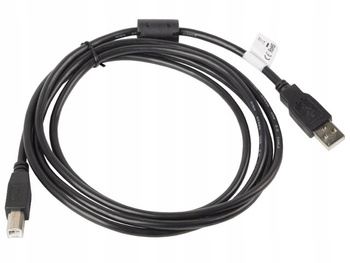 LANBERG Kabel USB 2.0 AM-BM 1.8M Ferryt czarny