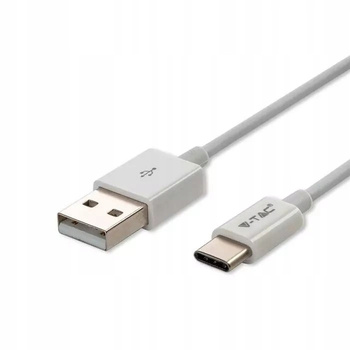 V-TAC Kabel USB M - USB Typ-C 1m 1.0A Biały