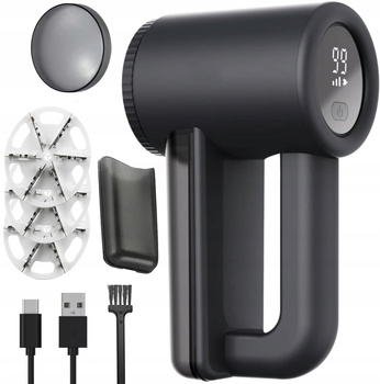 Golarka do ubrań odzieży swetrów tapicerki tkanin - czarna