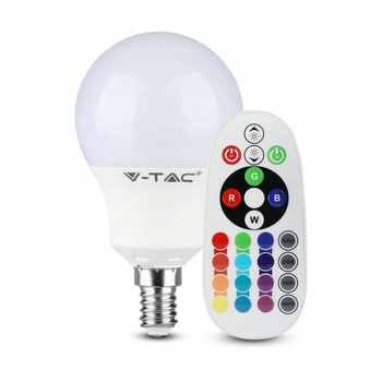 V-TAC Żarówka LED Smart E14 3,5W P45 RGB+6400K
