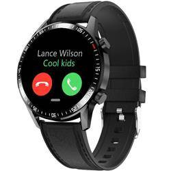 GARETT Smartwatch Garett Gentleman GT czarny,skóra