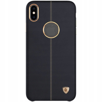 Etui Englon Leather Cover Apple iPhone XS Czarne