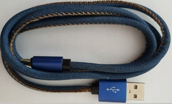 GEMBIRD Kabel Micro USB premium jeans 1 m
