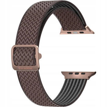 Pasek Wave do Apple Watch 42/44/45 mm brązowy