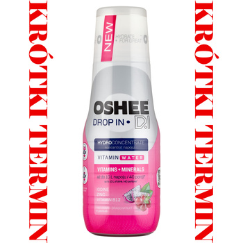 Oshee Drop In koncentrat do sodastream czerwone winogrono-smoczy owoc 500ml