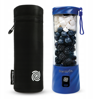 Zestaw Blender BlendyGo 3 Granatowy + Etui na blender BlendyGo 3